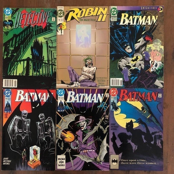 DC COMICS LOT of 04 Batman + 01 Robin II + 01 Detective - Picture 1 of 2
